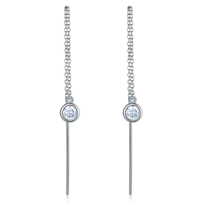 Dangle Drop Fashionable One Line Long Elegant  Earrings