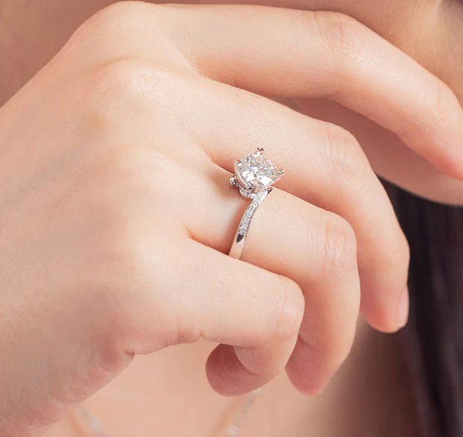 Heart Shaped Diamond Ring