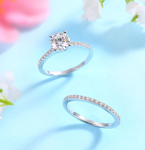 Classy Diamond Ring Set