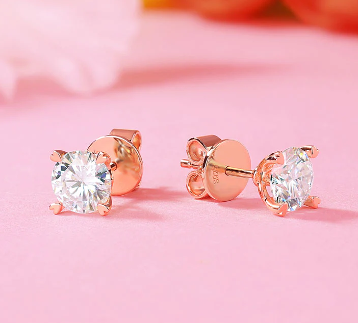 Diamond Heart Claws Earrings
