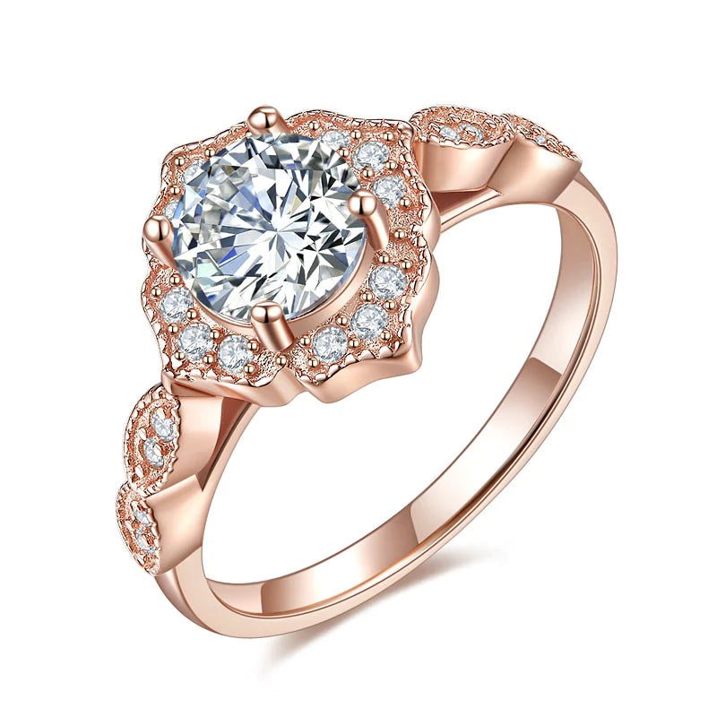 Vintage Style Art Deco Promise Ring