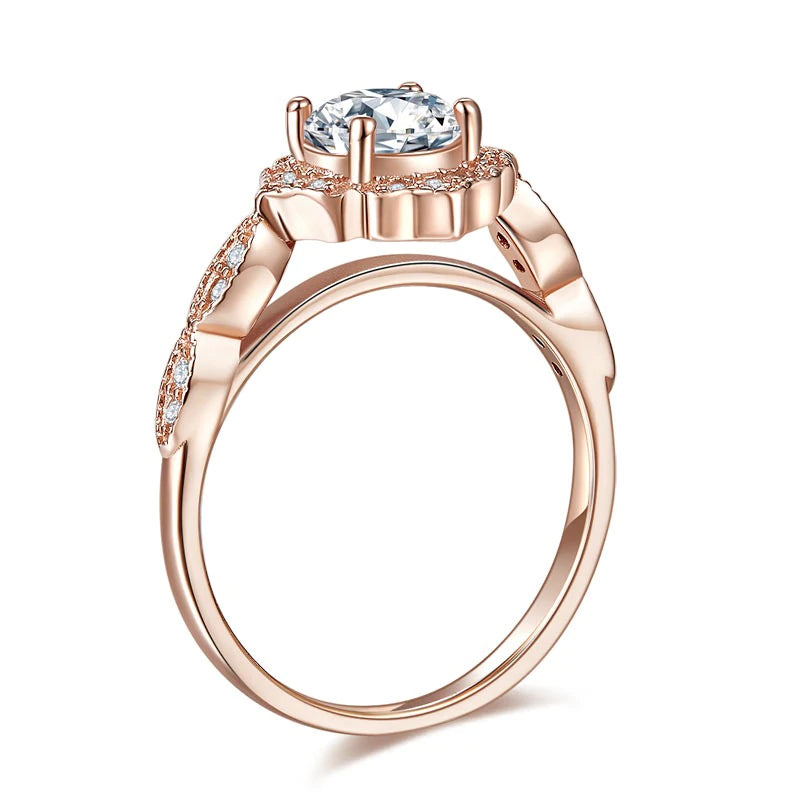Vintage Style Art Deco Promise Ring