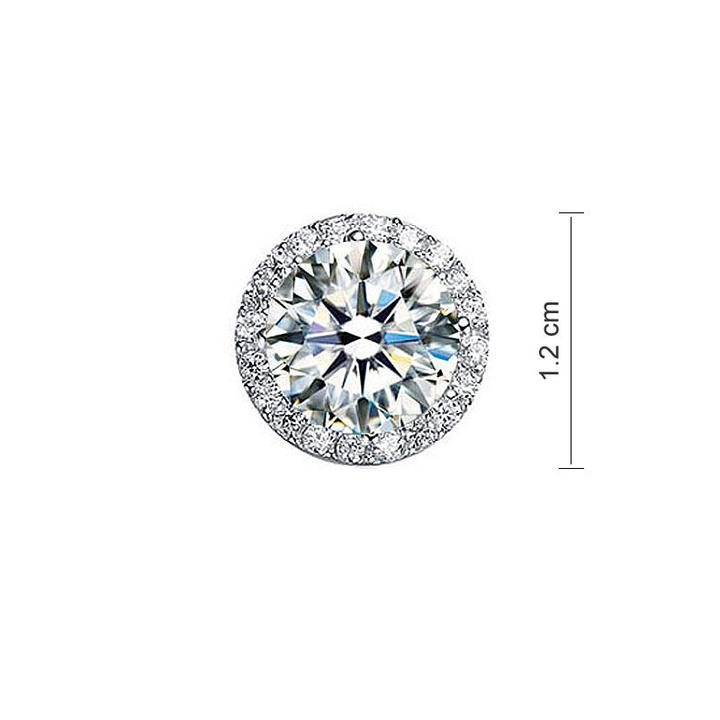 Sparkling Halo Earrings