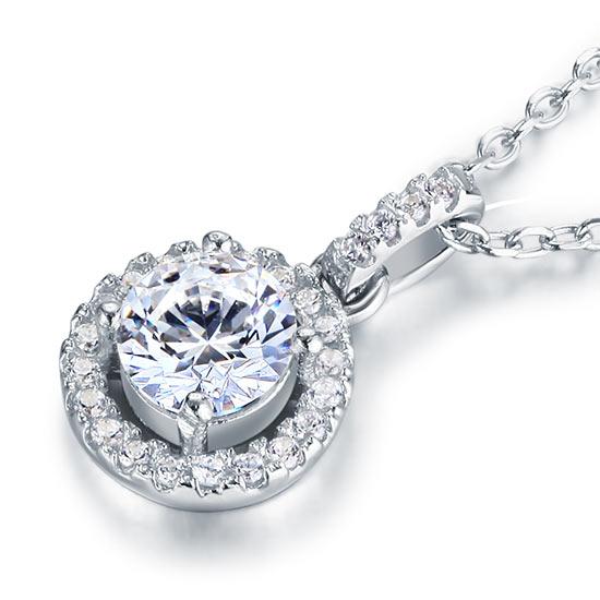 Halo Bridal Necklace