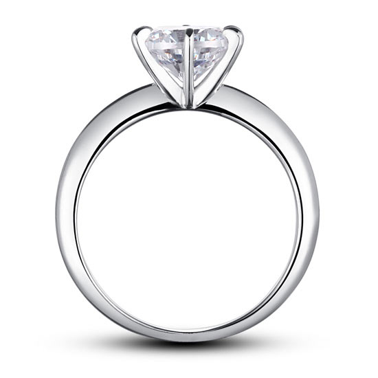 Classic 6 Claw Diamond Engagement Ring