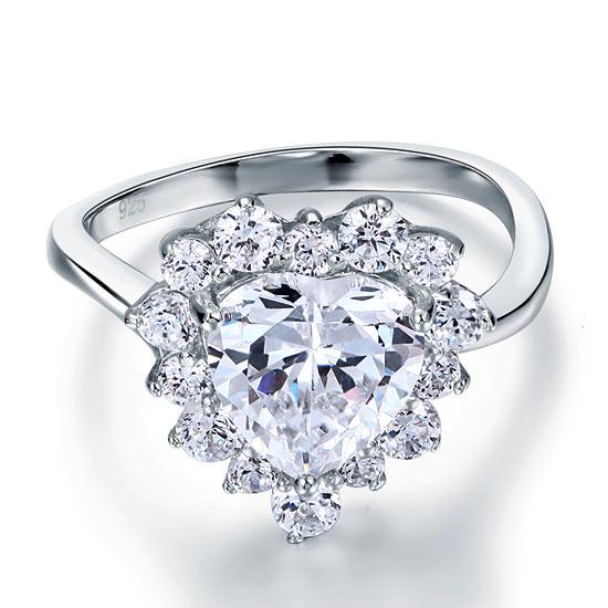 2.5 Carat Heart Shape Ring