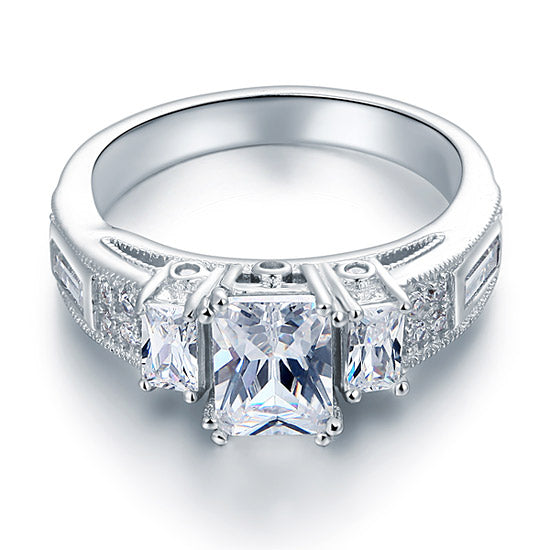 Vintage Princess Cut Ring