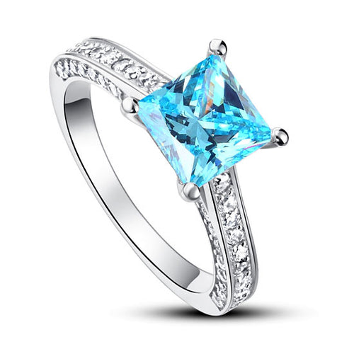 "I Choose You" Blue Ring