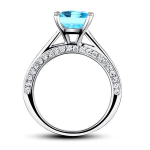 "I Choose You" Blue Ring