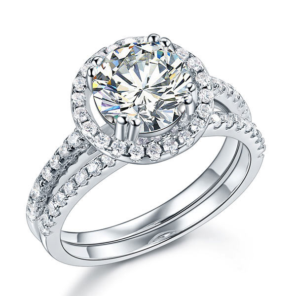 Classy Halo Ring