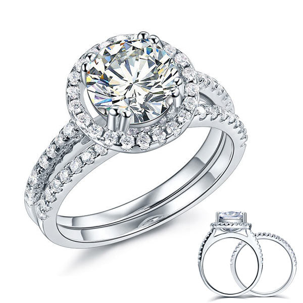 Classy Halo Ring