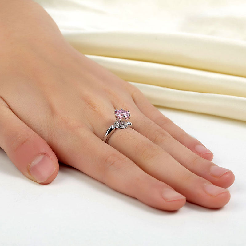 "Pink Sweet Promises" Engagement Ring