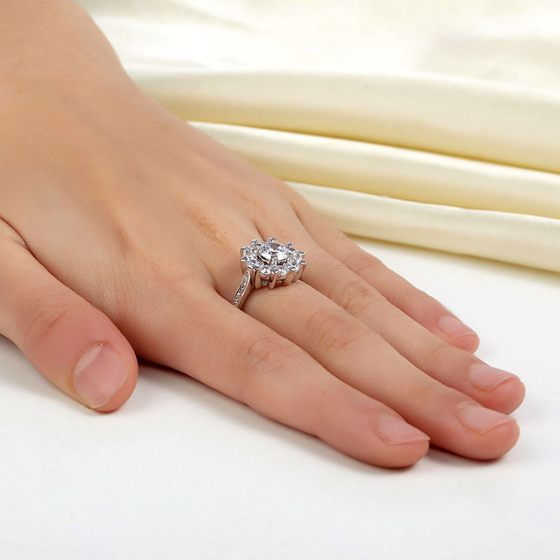 Snowflake Engagement Ring