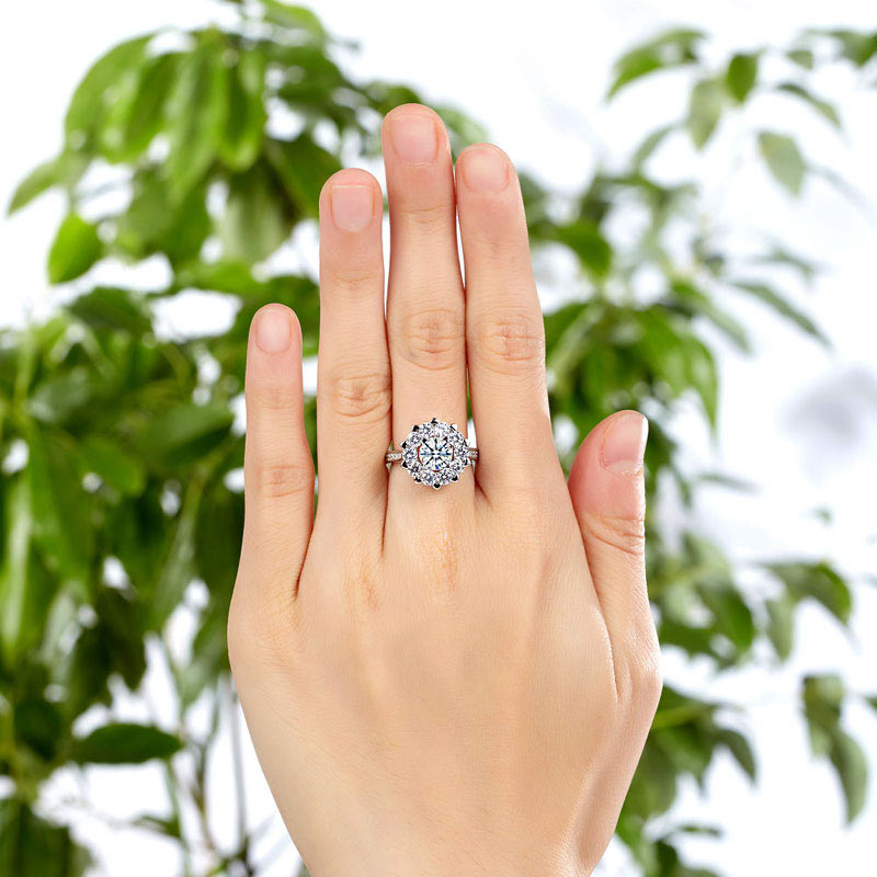 Snowflake Engagement Ring