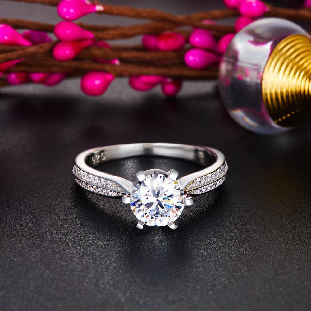 Exquisite Charm Engagement Ring