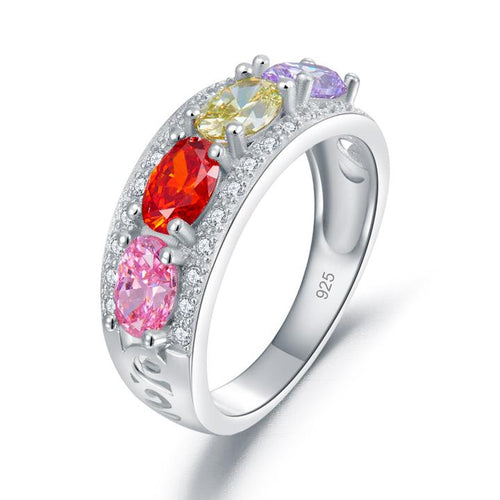 Free Spirit Multi-Color Anniversary Ring