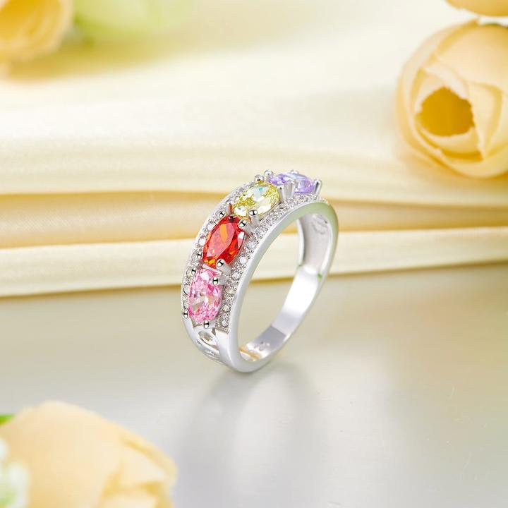 Free Spirit Multi-Color Anniversary Ring
