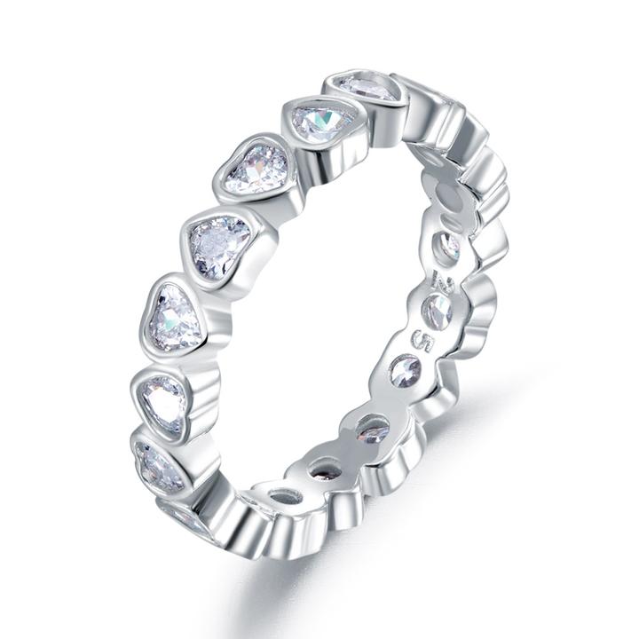 'Forever Love' Heart Stacked Ring