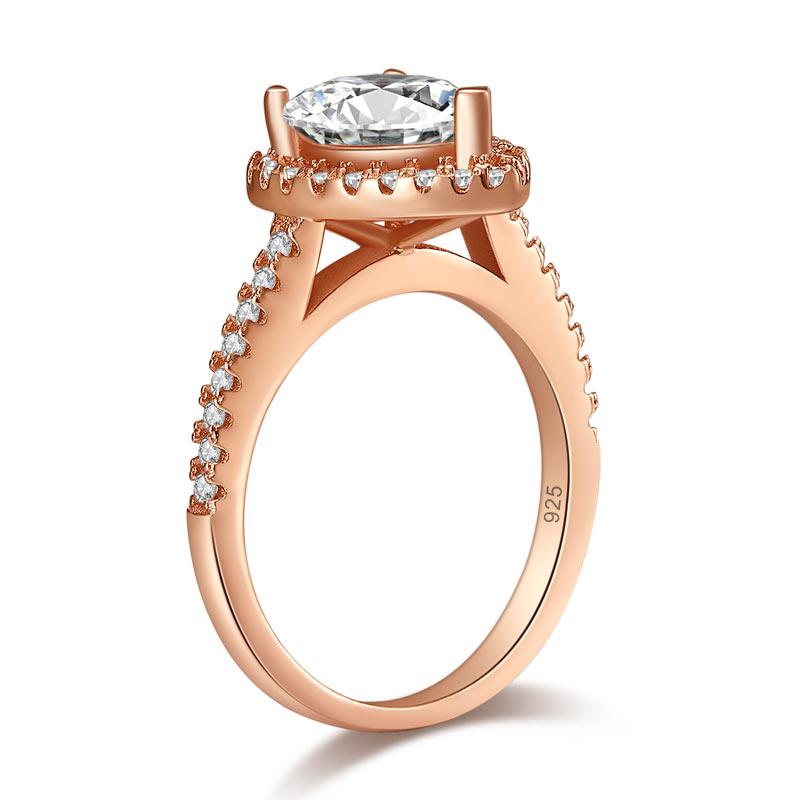 Rose Gold Pear Cut Ring