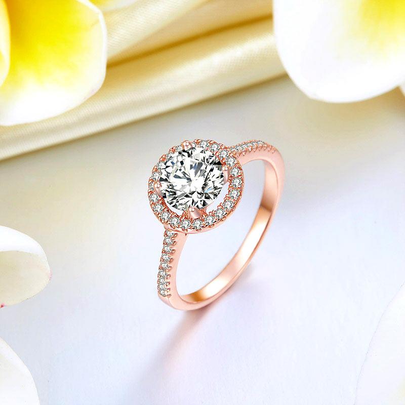 Luxury Rose Gold Plated Ring