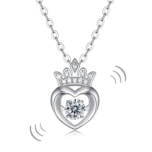 Heart Crown Necklace