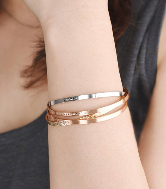 Personalized Cuff Bracelet