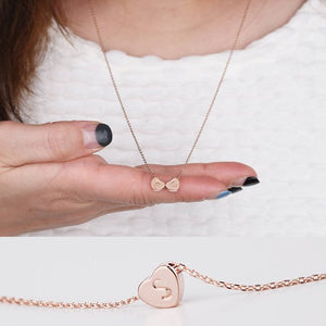 Elegant Personalized Heart Necklace