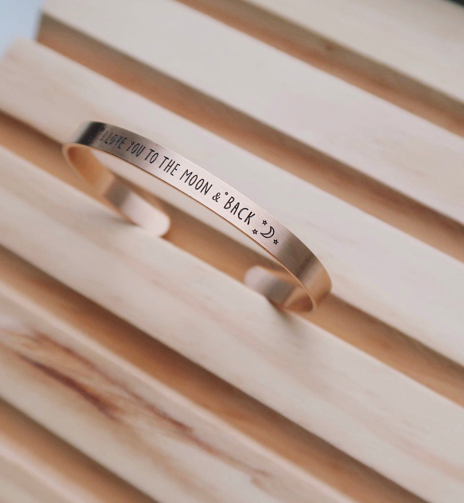I Love You To The Moon & Back Bracelet