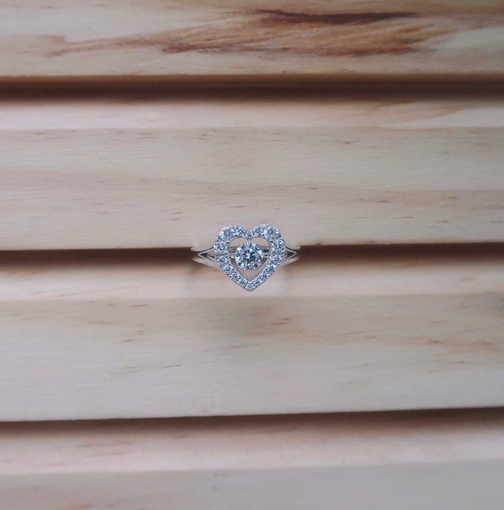 "I heart you" ring