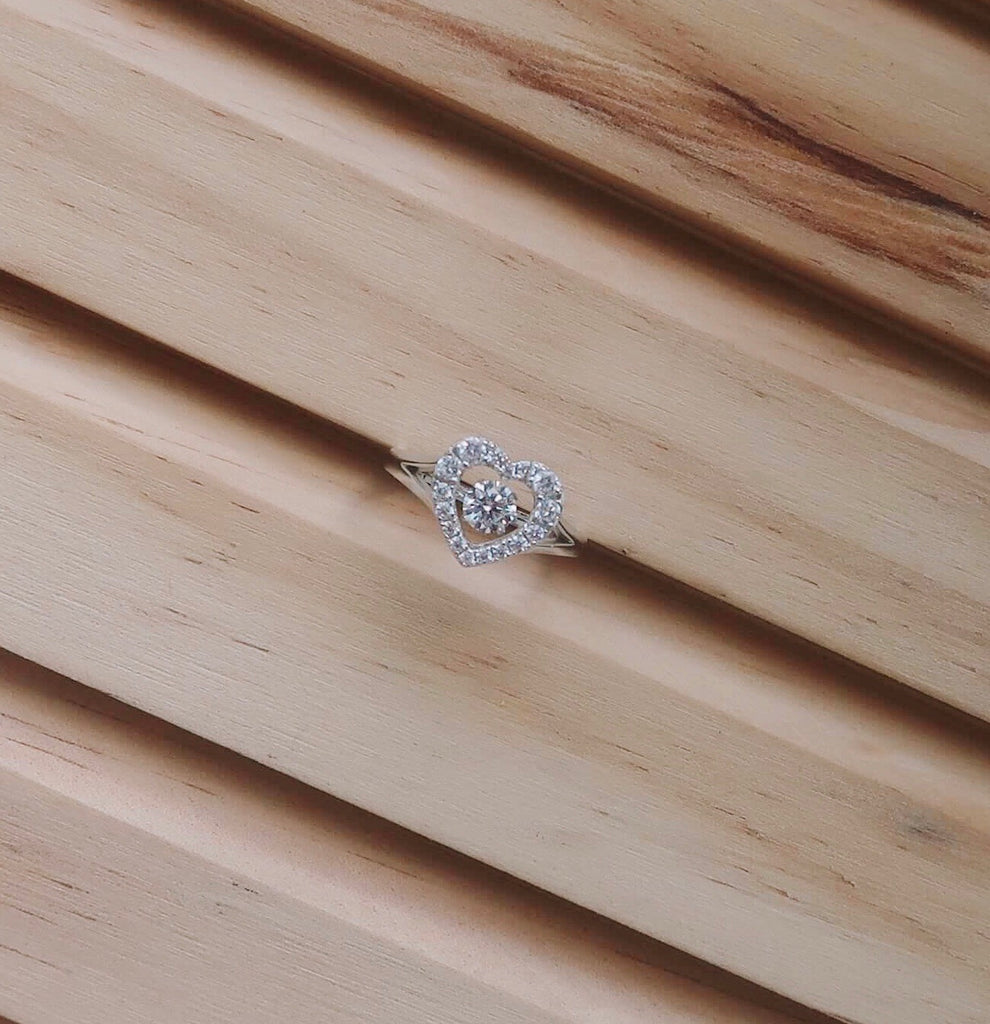 "I heart you" ring