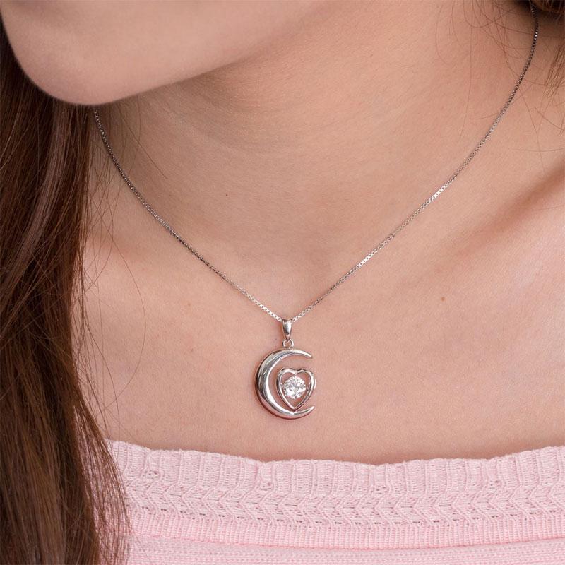 Love Moon Necklace