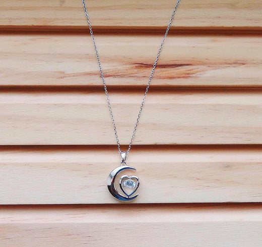 Love Moon Necklace