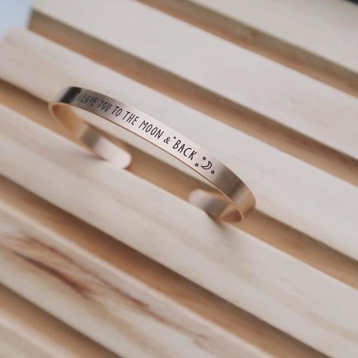 I Love You To The Moon & Back Bracelet