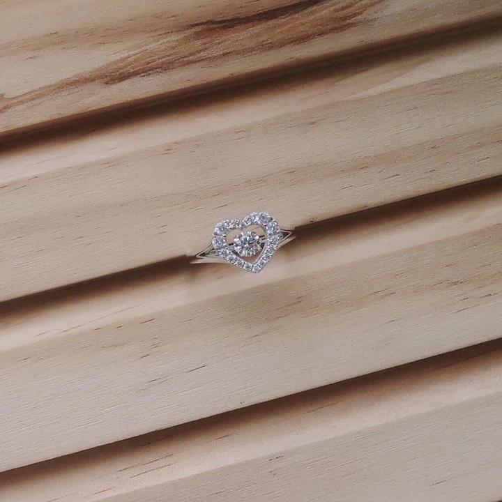 "I heart you" ring