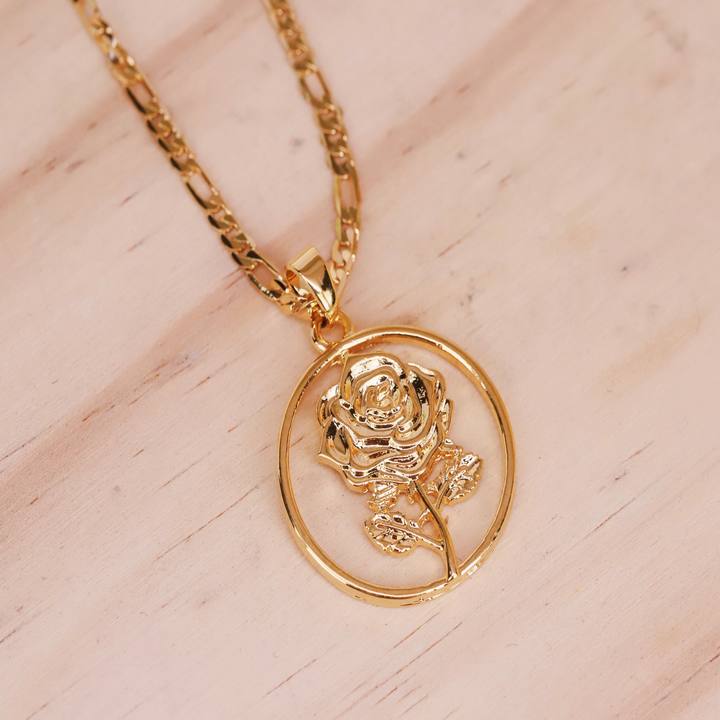 Flower Rose Necklace