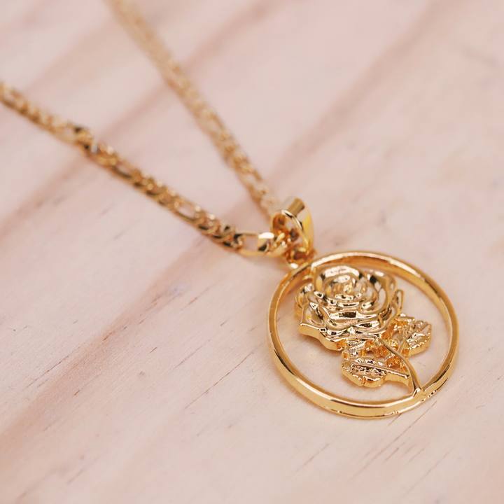Flower Rose Necklace