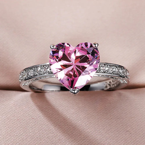 Pink Heart Promise Ring