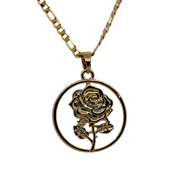 Flower Rose Necklace
