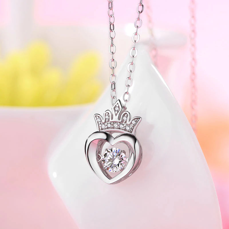 Heart Crown Necklace