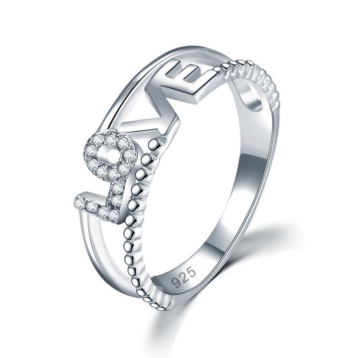 'Love' Engraved Ring