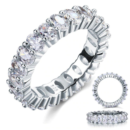 Stella Round Cut Eternity Engagement Ring