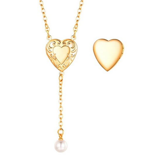 Love Heart Locket Necklace