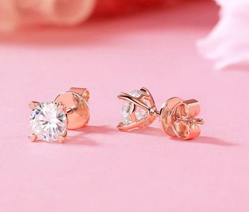 Diamond Heart Claws Earrings