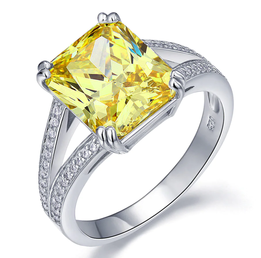 Fancy Yellow Luxury Diamond Ring