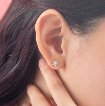 Classy Diamond Stud Earrings