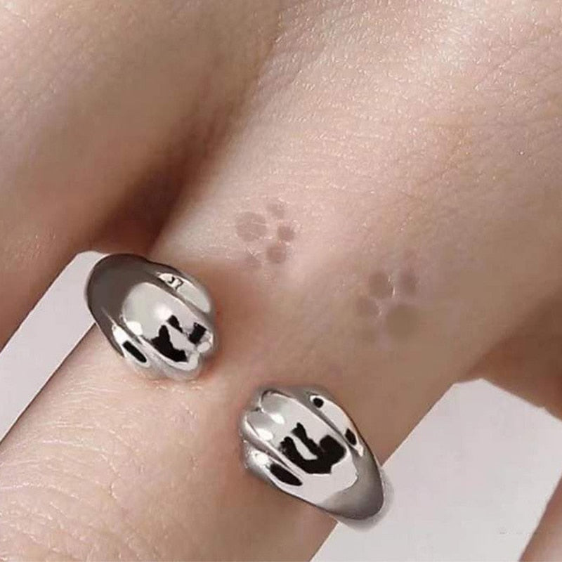 Cute Cat Paw Ring