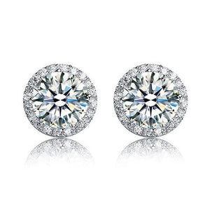 Sparkling Halo Earrings