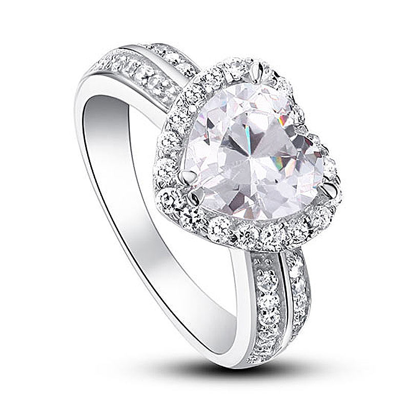 Gorgeous Diamond Heart Ring
