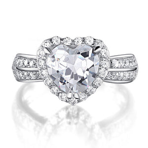 Gorgeous Diamond Heart Ring