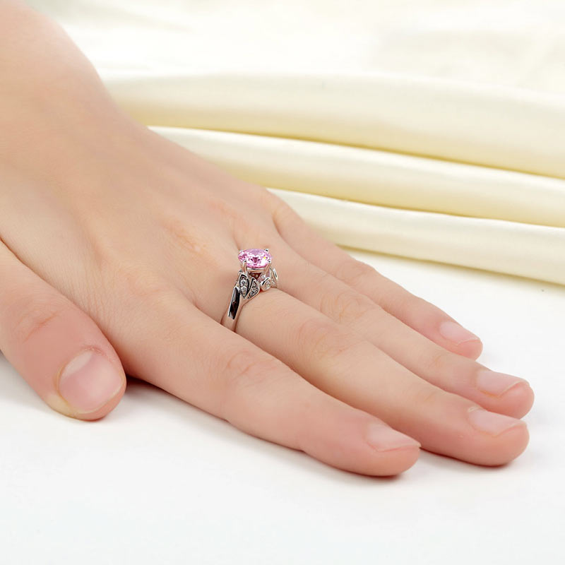 Pink Elegant Lovers Ring